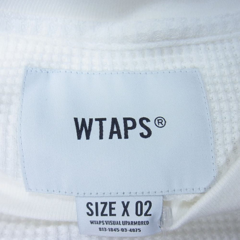 WTAPS 21SS WAFFLE LS  ホワイト Mサイズ