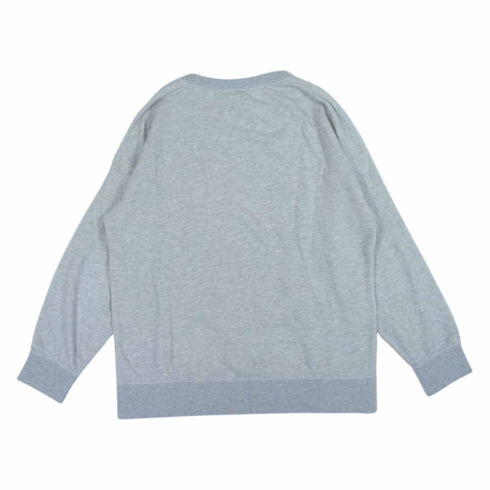 VISVIM ビズビム 17AW 0117205010030 17AW VNTG BASIC STENCIL JUMBOCREW ヴィンテージ ベーシック ステンシル ロゴ スウェット グレー系 2【中古】
