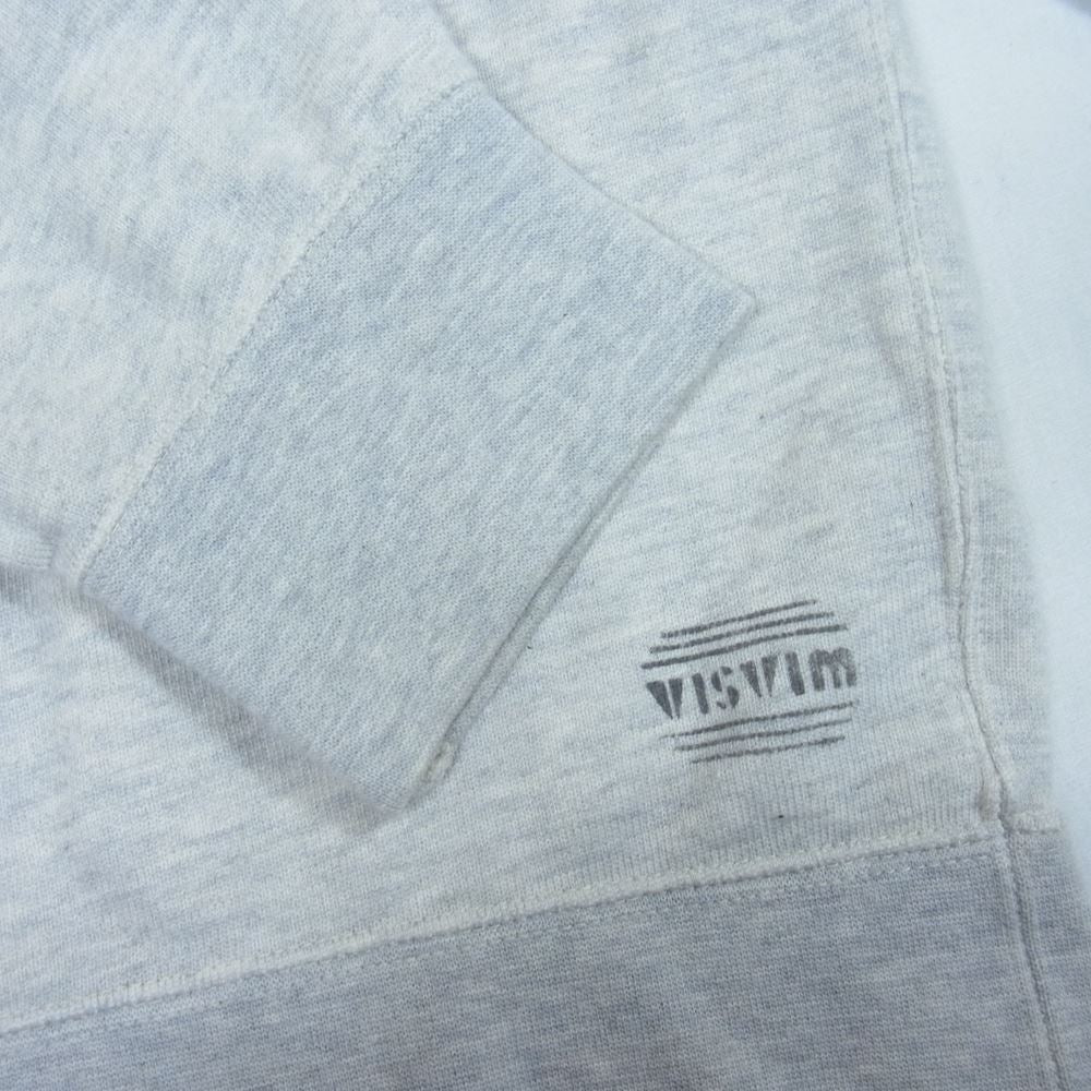 VISVIM ビズビム 17AW 0117205010030 17AW VNTG BASIC STENCIL JUMBOCREW ヴィンテージ ベーシック ステンシル ロゴ スウェット グレー系 2【中古】