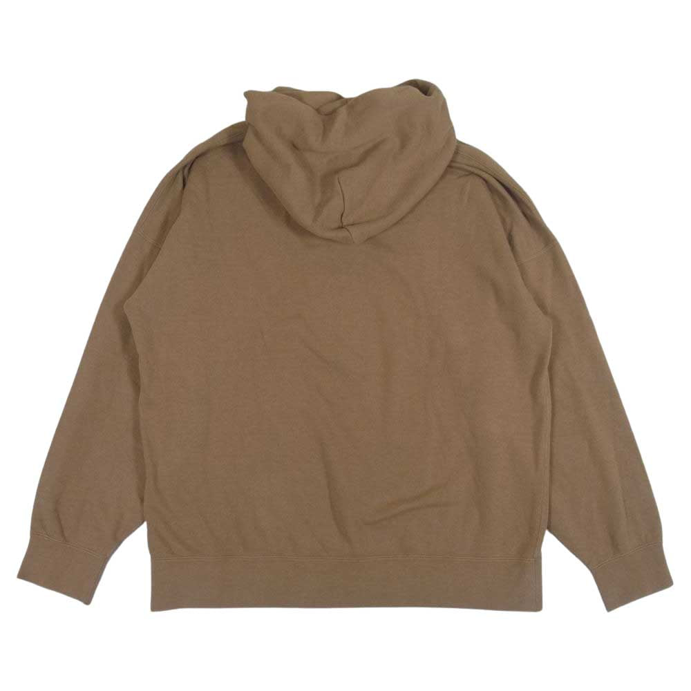 VISVIM ビズビム 18AW 0118205010037 JUMBO HOODIE P.O NUMBERING ジャンボ フーディー プルオーバー パーカー  CAMEL 2【中古】