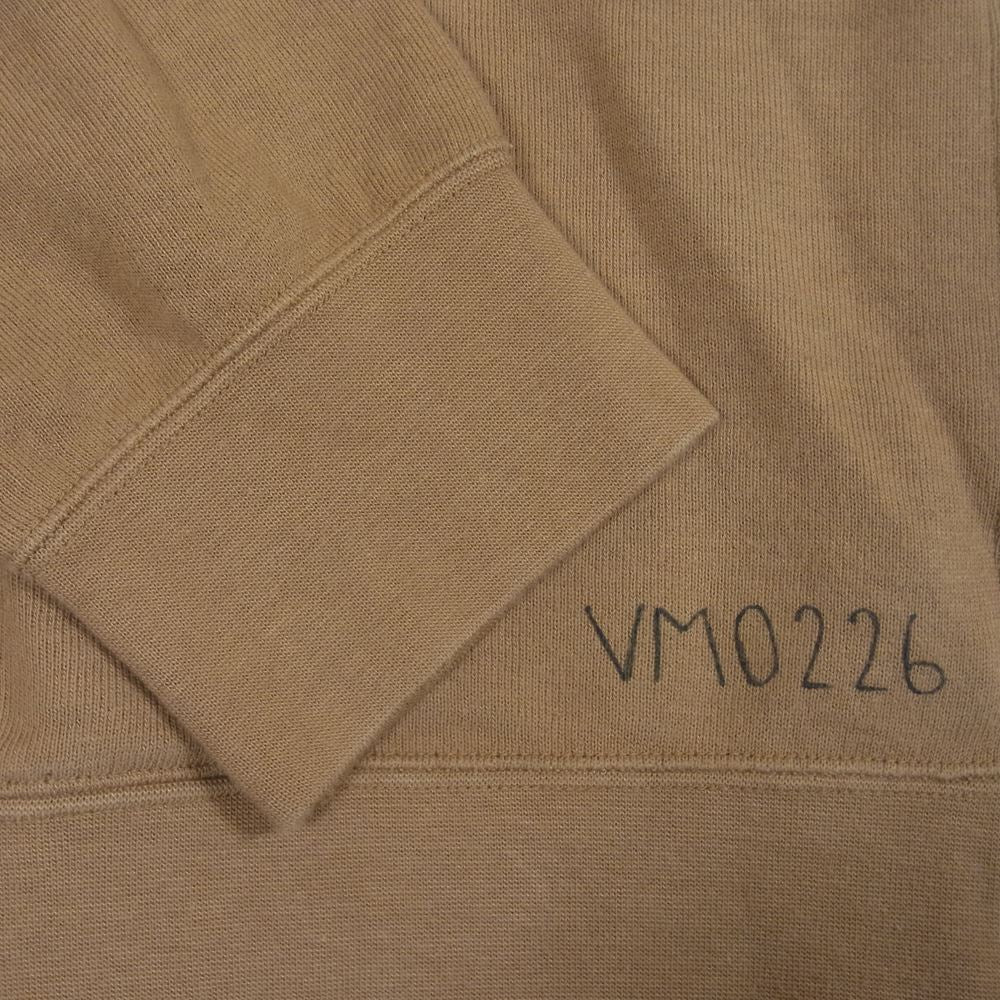 VISVIM ビズビム 18AW 0118205010037 JUMBO HOODIE P.O NUMBERING ジャンボ フーディー プルオーバー パーカー  CAMEL 2【中古】