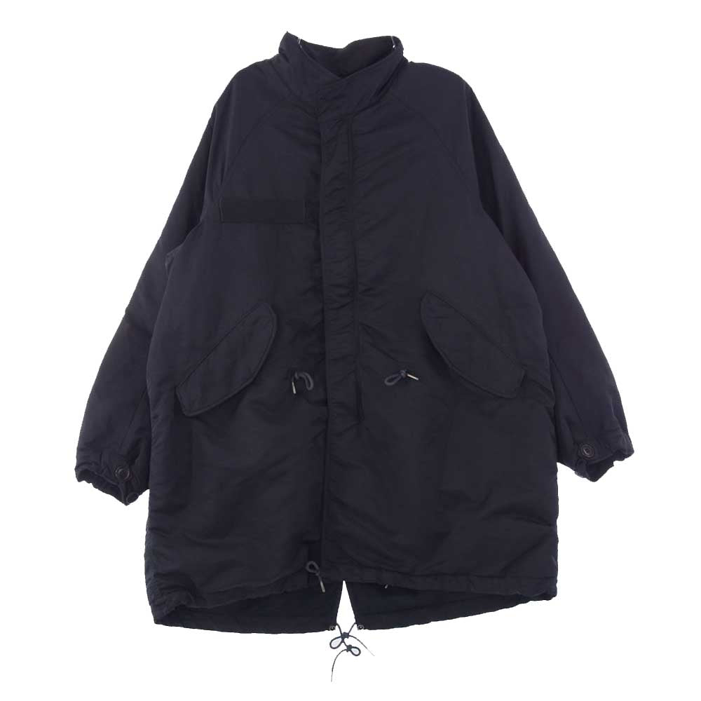 VISVIM ビズビム 19AW 0119205013007 19AW SIX-FIVE FISHTAIL PARKA 泥染 フィッシュテール パーカー ミリタリー モッズコート ブラック系 1【中古】