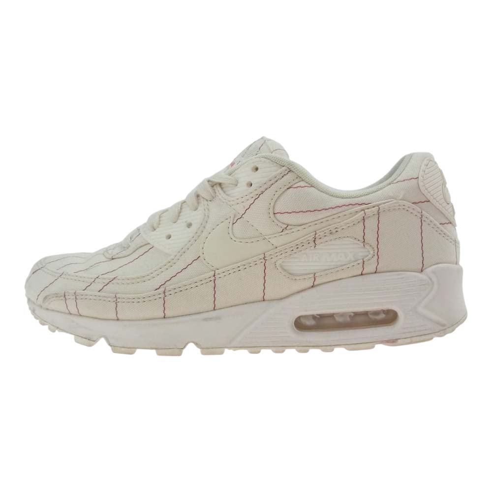 NIKE ナイキ CZ5593-100 AIR MAX 90 NRG NATURAL/NATURAL-WHITE-CHILE RED エアマックス90 スニーカー ホワイト系 レッド系 28.0cm【中古】