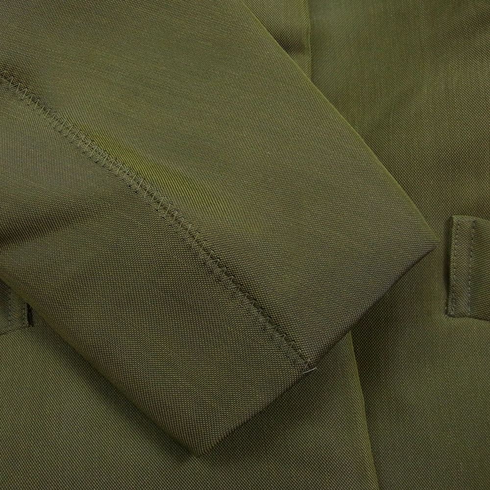 ISSEY MIYAKE イッセイミヤケ IM73-FD017 ウール 羽織り ジャケット カーキ系 M【中古】