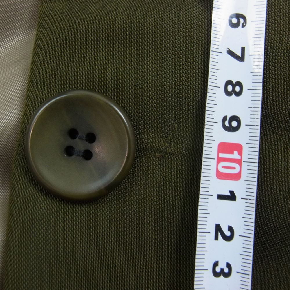 ISSEY MIYAKE イッセイミヤケ IM73-FD017 ウール 羽織り ジャケット カーキ系 M【中古】