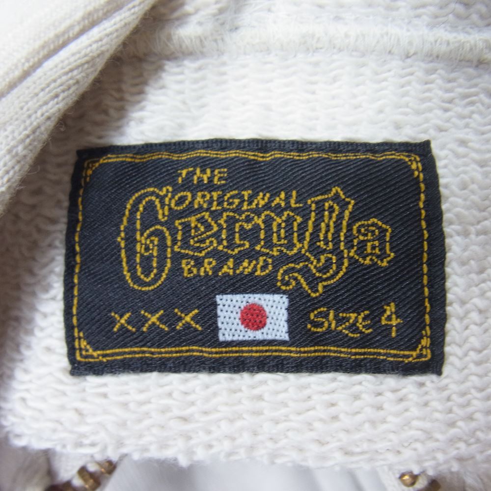 GERUGA ゲルガ GR-C-60 ジップアップ スウェット パーカー オフホワイト系 4【中古】