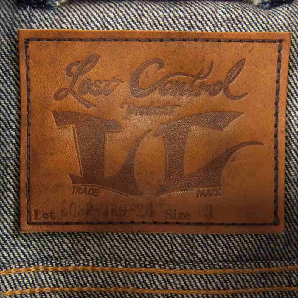 LOST CONTROL ロストコントロール デニム ジャケット   ネイビー系 ブラック系 3【中古】