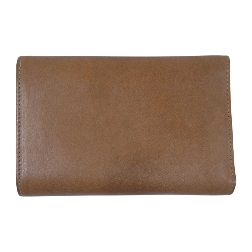 WHITE HOUSE COX ホワイトハウスコックス S7660 3FOLD WALLET ヴィンテージブライドルレザー 三つ折り財布 ライトブラウン系【中古】