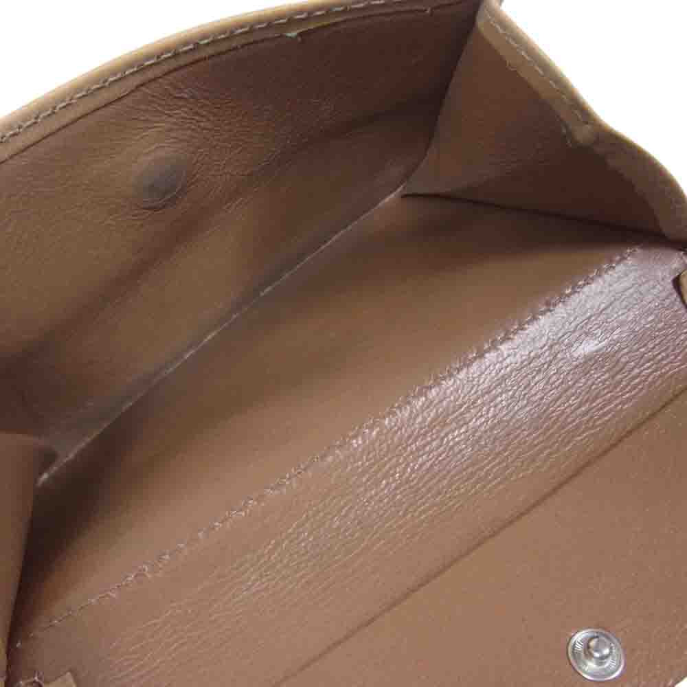 WHITE HOUSE COX ホワイトハウスコックス S7660 3FOLD WALLET ヴィンテージブライドルレザー 三つ折り財布 ライトブラウン系【中古】