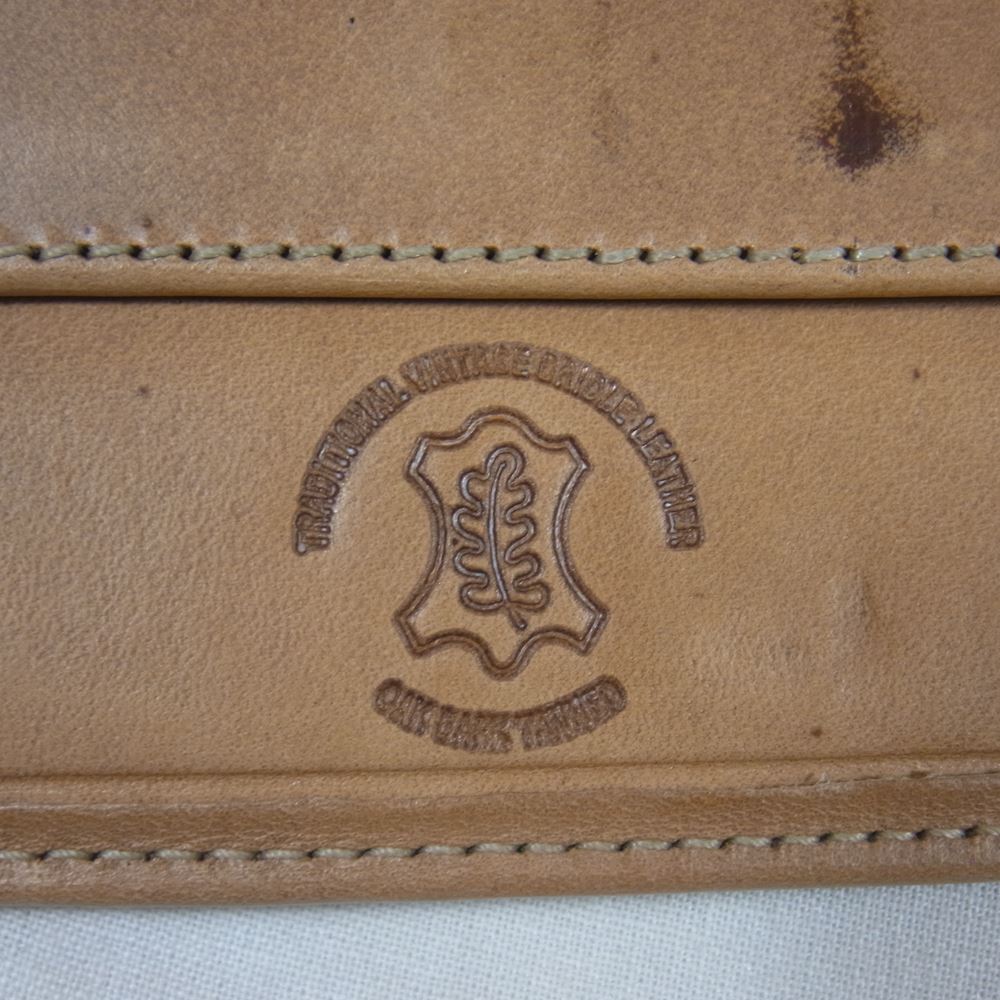 WHITE HOUSE COX ホワイトハウスコックス S7660 3FOLD WALLET ヴィンテージブライドルレザー 三つ折り財布 ライトブラウン系【中古】