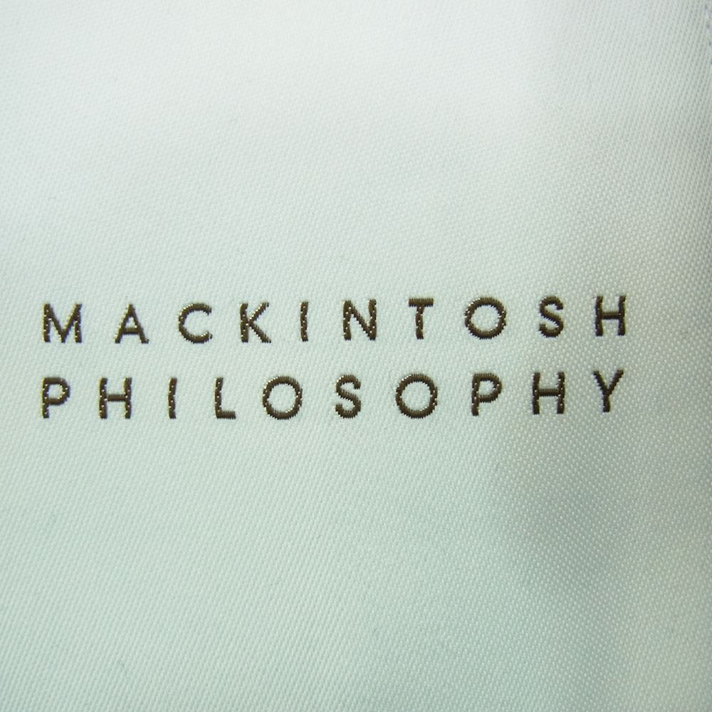 MACKINTOSH PHILOSOPHY マッキントッシュフィロソフィー H1C67-424 アドミラルメルトン シングルピー コート ネイビー系 36【中古】
