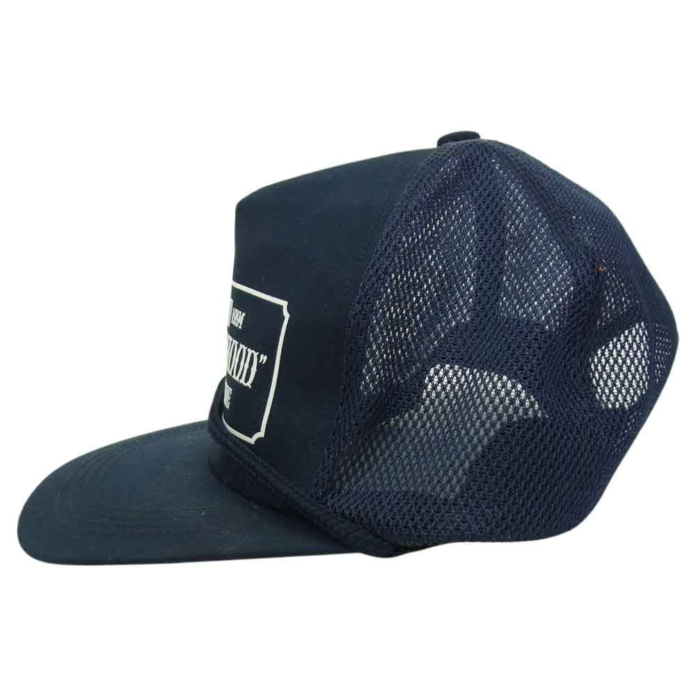 NEIGHBORHOOD ネイバーフッド 17SS 171YGNH-HT05 BAR&SHIELD EC-CAP メッシュ キャップ ネイビー系 F【中古】