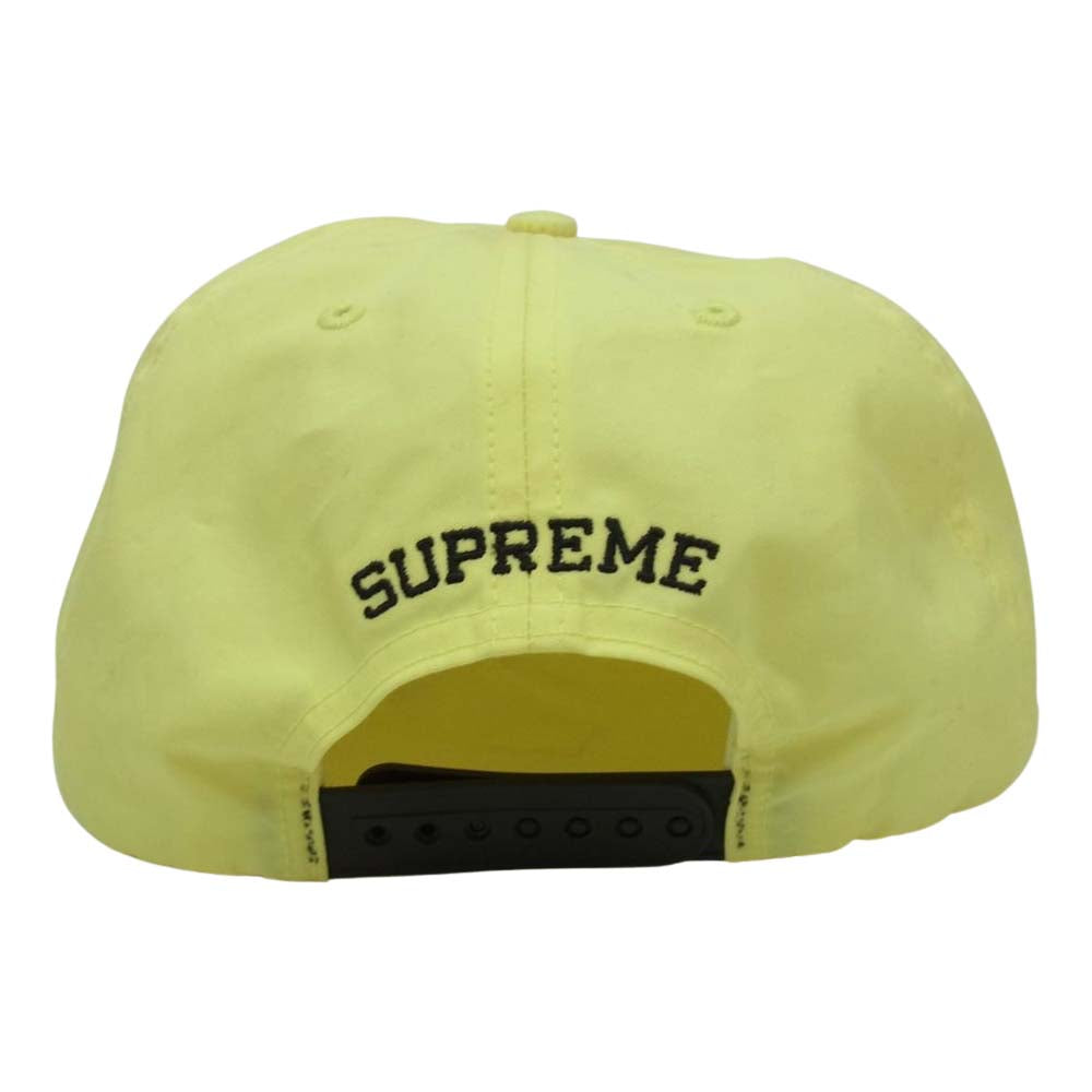 Supreme シュプリーム 21SS KAWS Chalk Logo 5-Panel カウズ チョーク ボックス ロゴ 5パネル キャップ イエロー系【中古】