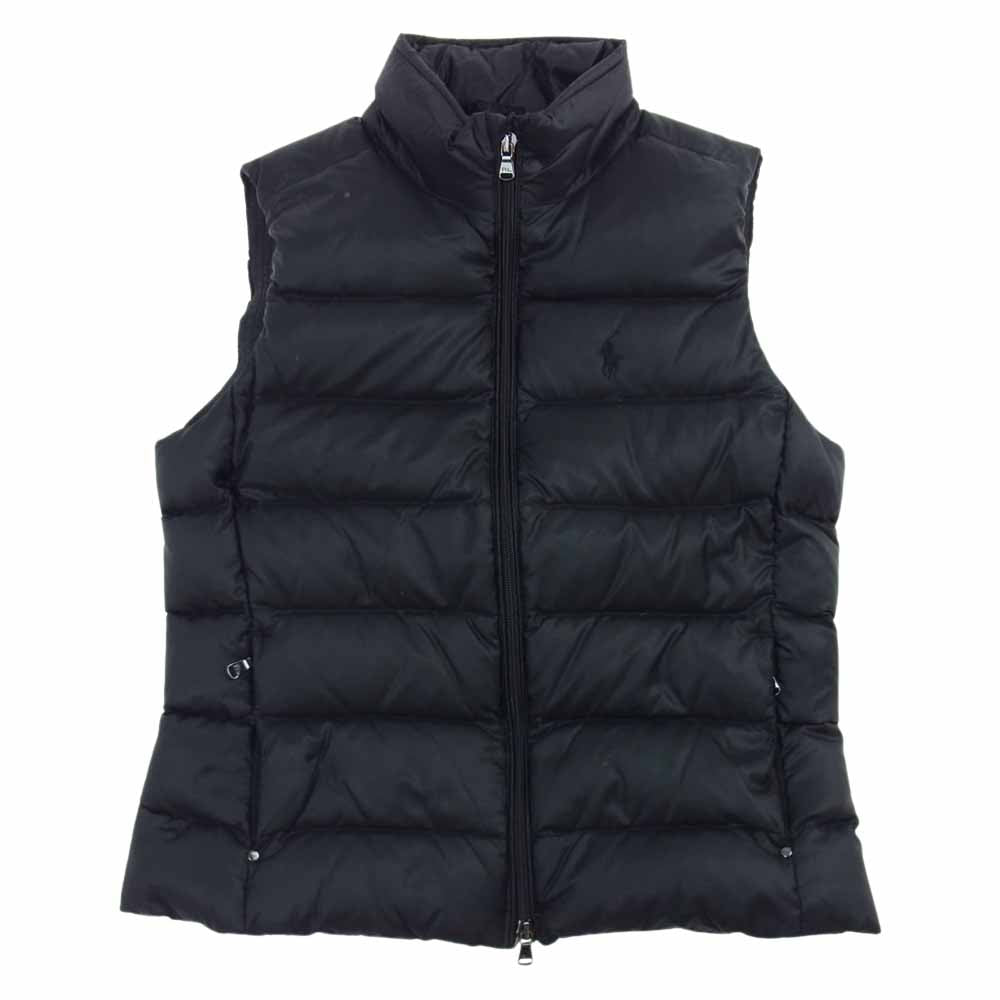 RALPH LAUREN ラルフローレン GOLF ゴルフ ダウン ベスト ブラック系 XS【中古】