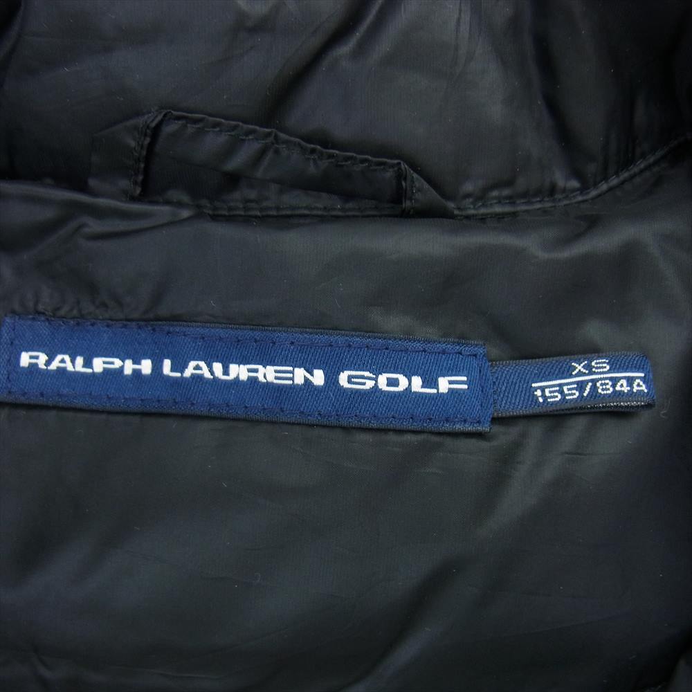 RALPH LAUREN ラルフローレン GOLF ゴルフ ダウン ベスト ブラック系 XS【中古】