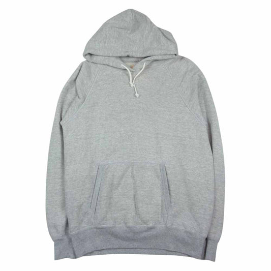 The REAL McCOY'S ザリアルマッコイズ コットン プルオーバー ラグラン パーカー グレー グレー系 M【中古】