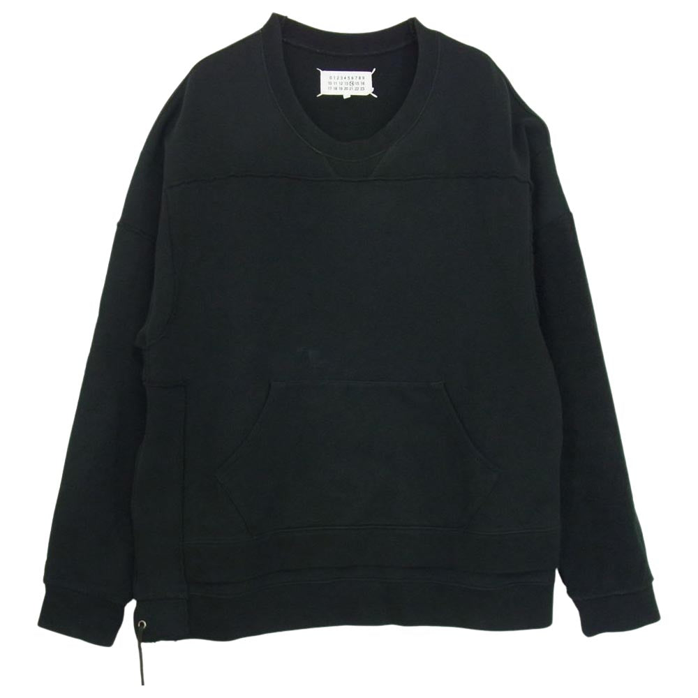 MAISON MARGIELA メゾンマルジェラ 17AW S50GU0050 S25279 サイドジップ 再構築 スウェット ブラック系 46【中古】