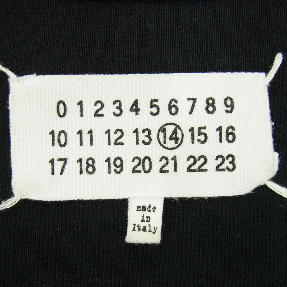 MAISON MARGIELA メゾンマルジェラ 17AW S50GU0050 S25279 サイドジップ 再構築 スウェット ブラック系 46【中古】