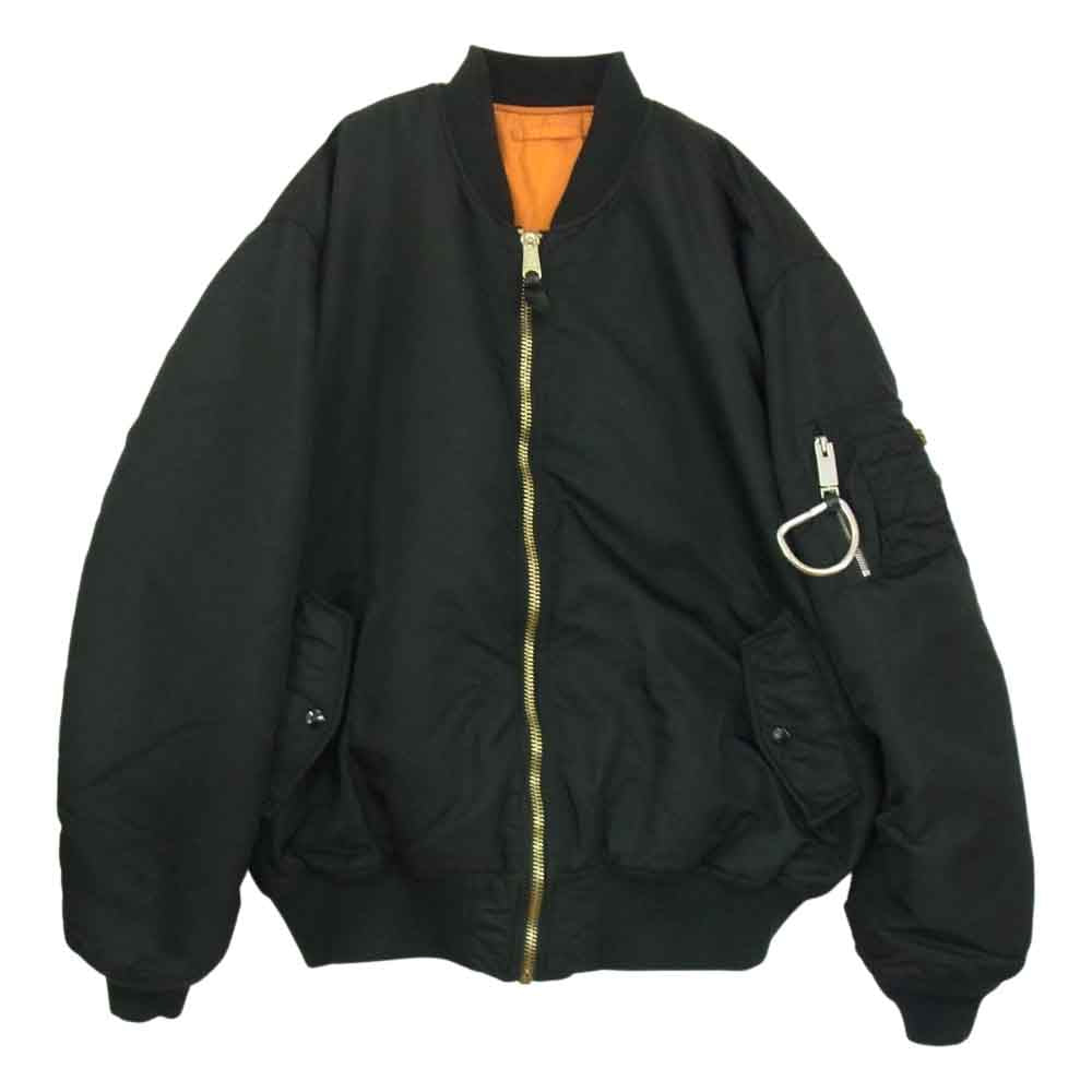 アリクス X Alpha MA-1 ジャケット ボンバージャケット Pilot Jacket  ブラック系 2XL【中古】