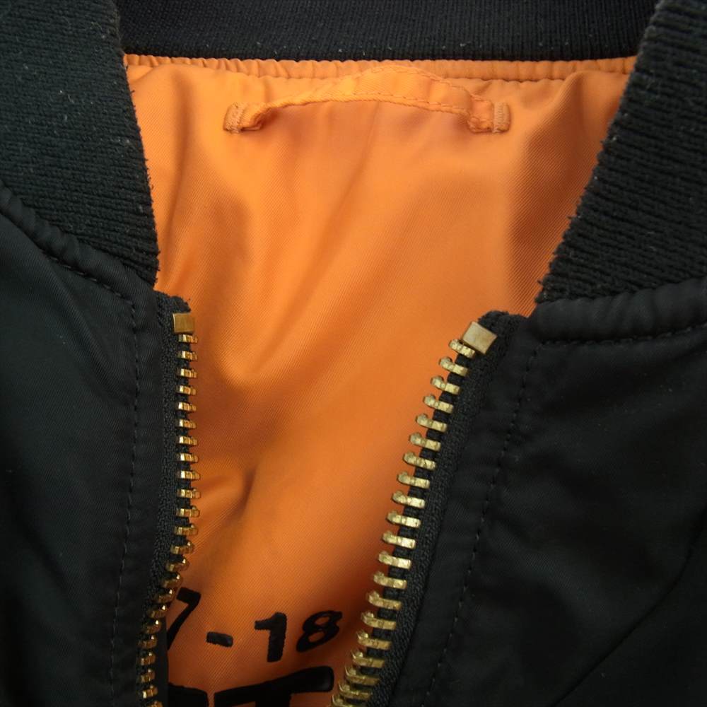 アリクス X Alpha MA-1 ジャケット ボンバージャケット Pilot Jacket  ブラック系 2XL【中古】