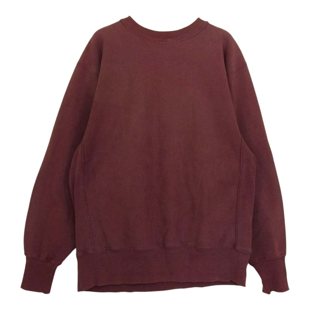 Champion チャンピオン 90s ヴィンテージ 刺繍タグ リバースウィーブ USA製 エンジ系 L【中古】