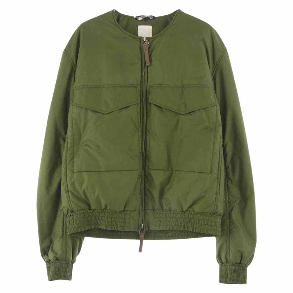 イエスタデイズトゥモロー YT-J0102 PADDED FLIGHT JACKET 中綿 ジャケット ブルゾン グリーン系【中古】