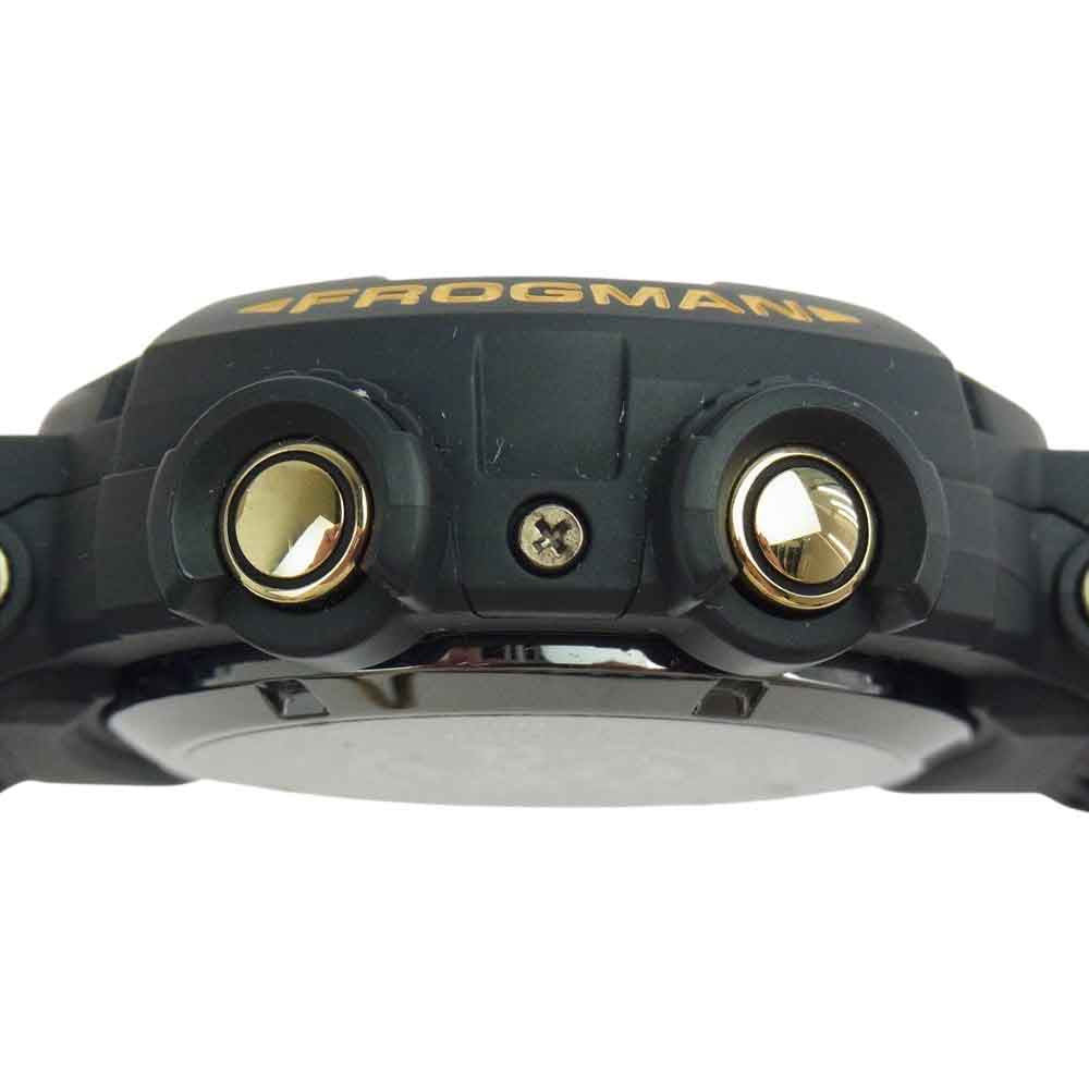 G-SHOCK ジーショック 黒金蛙 FROGMAN フロッグマン GWF-1000G-1JR ソーラー電波 腕時計 ウォッチ ブラック系【美品】【中古】