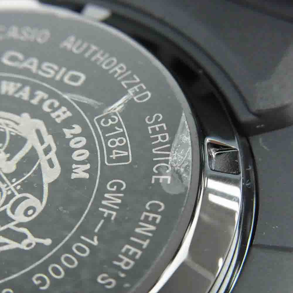 G-SHOCK ジーショック 黒金蛙 FROGMAN フロッグマン GWF-1000G-1JR ソーラー電波 腕時計 ウォッチ ブラック系【美品】【中古】