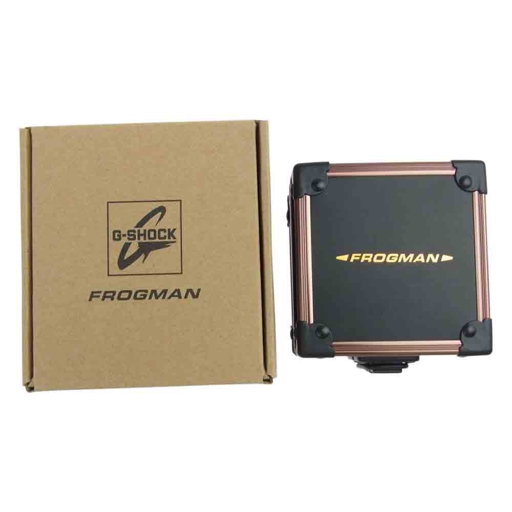 G-SHOCK ジーショック 黒金蛙 FROGMAN フロッグマン GWF-1000G-1JR ソーラー電波 腕時計 ウォッチ ブラック系【美品】【中古】