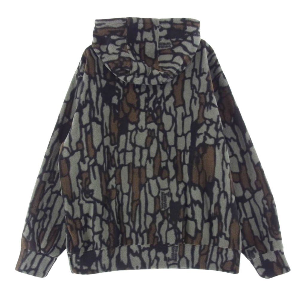 Supreme シュプリーム 20AW Polartec Hooded Sweatshirt olive camo ポーラテック フーディー パーカ ボックスロゴ スウェット シャツ マルチカラー系 M【極上美品】【中古】