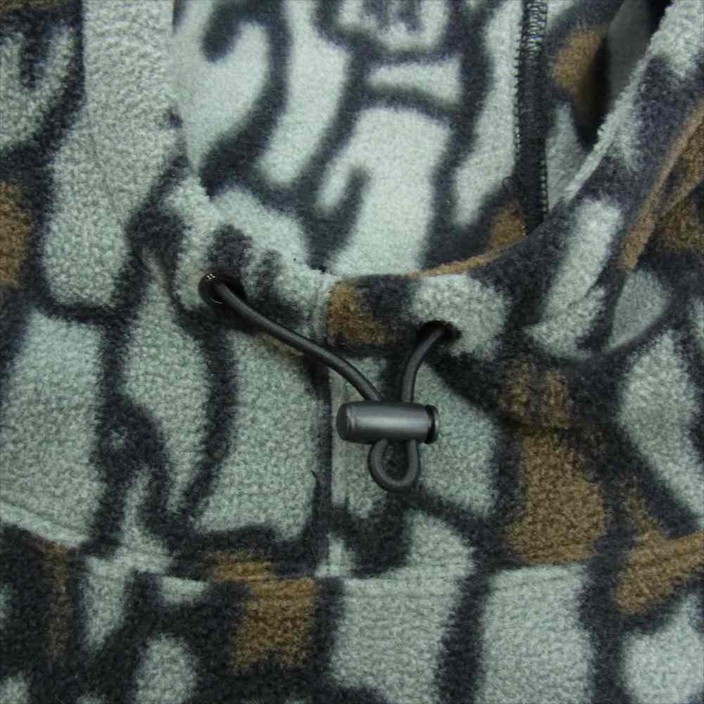 Supreme シュプリーム 20AW Polartec Hooded Sweatshirt olive camo ポーラテック フーディー パーカ ボックスロゴ スウェット シャツ マルチカラー系 M【極上美品】【中古】