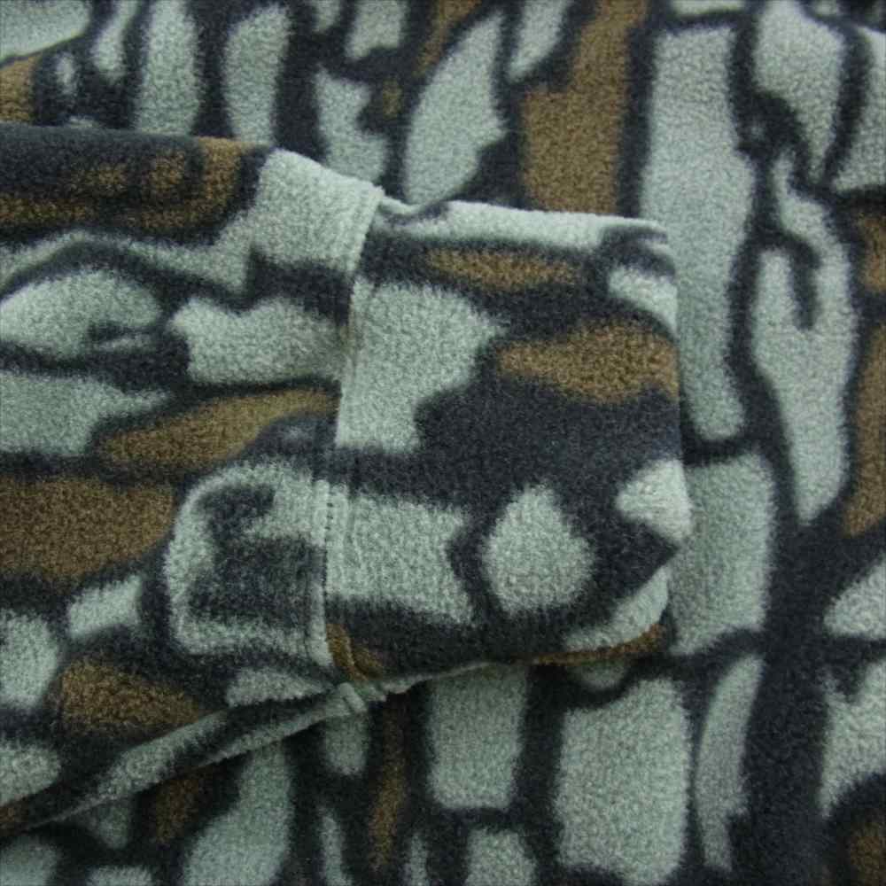 Supreme シュプリーム 20AW Polartec Hooded Sweatshirt olive camo ポーラテック フーディー パーカ ボックスロゴ スウェット シャツ マルチカラー系 M【極上美品】【中古】