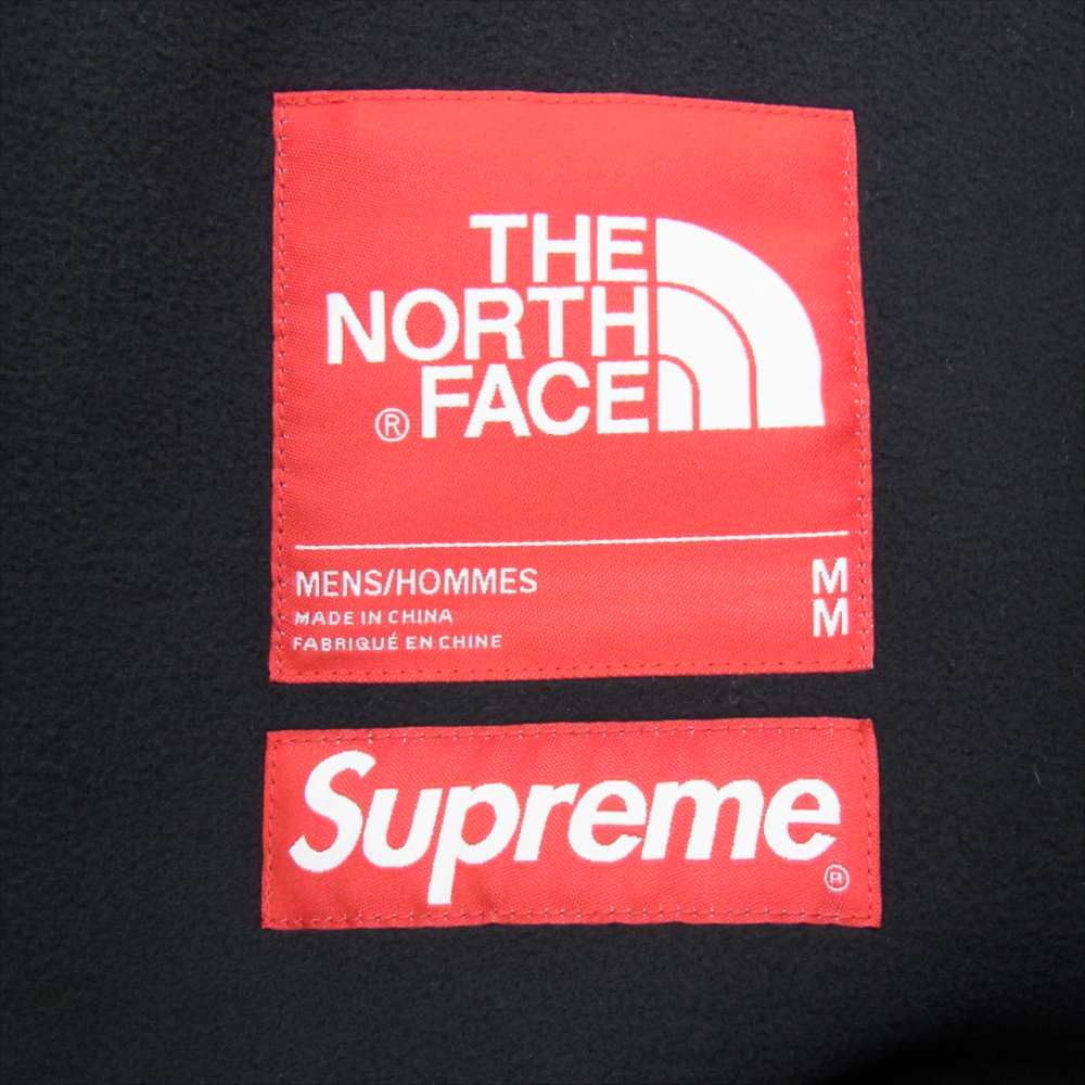 Supreme シュプリーム 21AW NA52100I × THE NORTH FACE ザ ノースフェイス Bleached Denim Print Fleece Jacket ブリーチド デニム プリント フリース ジャケット マルチカラー系 M【極上美品】【中古】