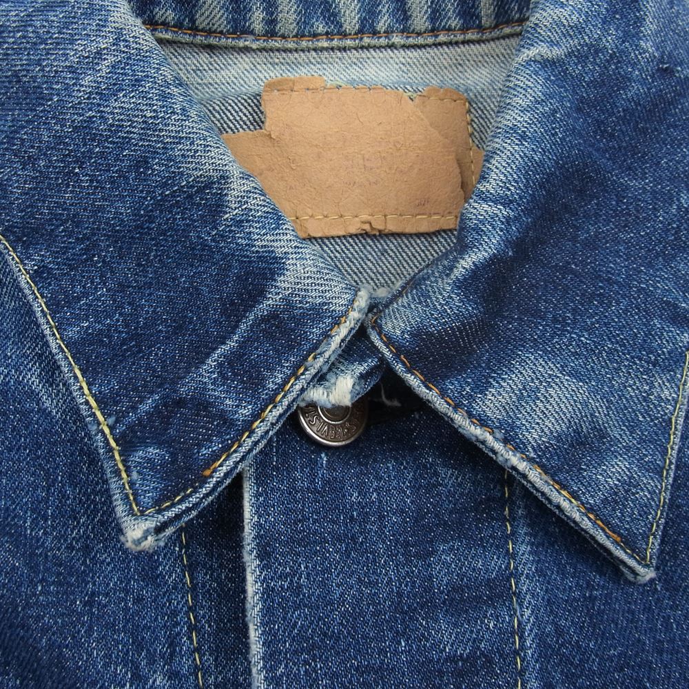 Levi's リーバイス 60s VINTAGE ヴィンテージ LEVI'S リーバイス 70505 BIGE カットオフ デニムジャケット ベスト ネイビー系 ブルー系【中古】