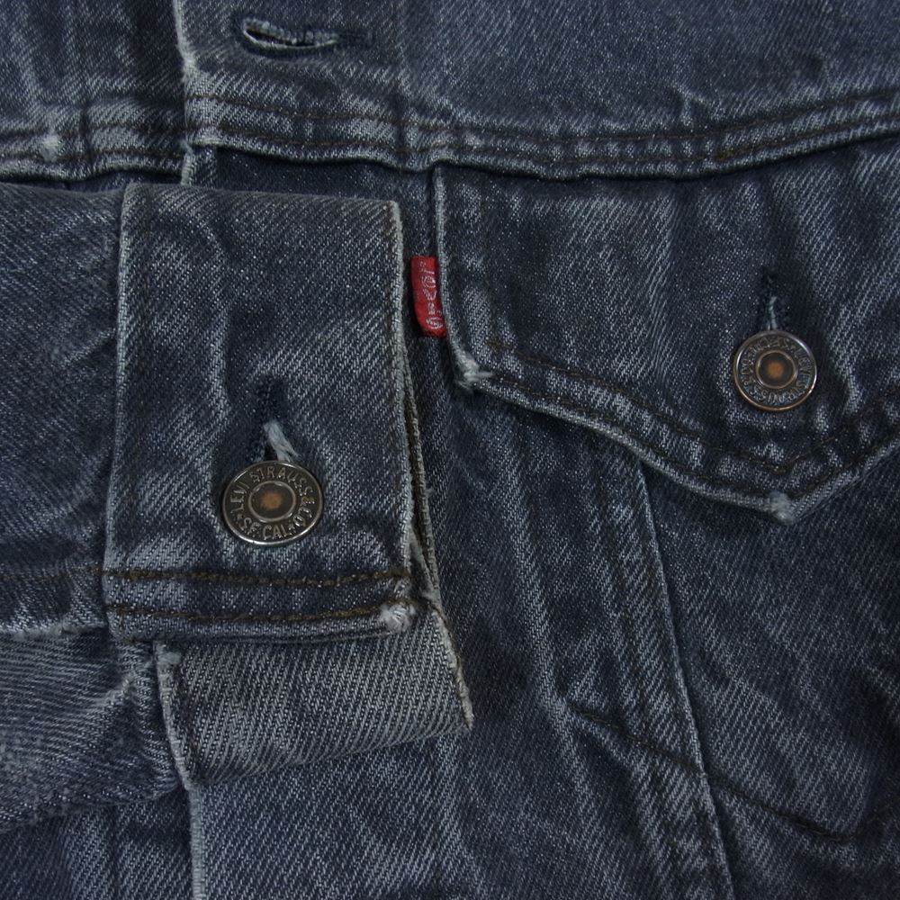 Levi's リーバイス VINTAGE ヴィンテージ 70506 ブラックデニム ジャケット ブラック系 34【中古】
