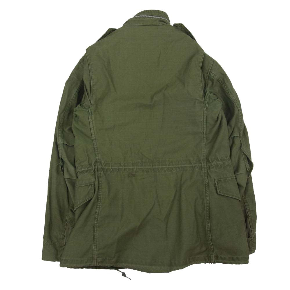ヴィンテージ 米軍実品 M-65 ミリタリー フィールドジャケット グリーン系【中古】