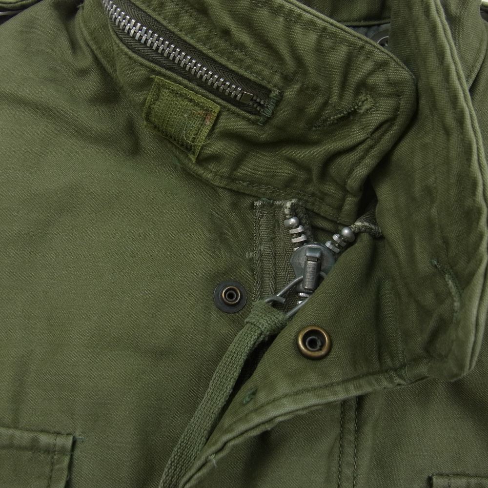 ヴィンテージ 米軍実品 M-65 ミリタリー フィールドジャケット グリーン系【中古】