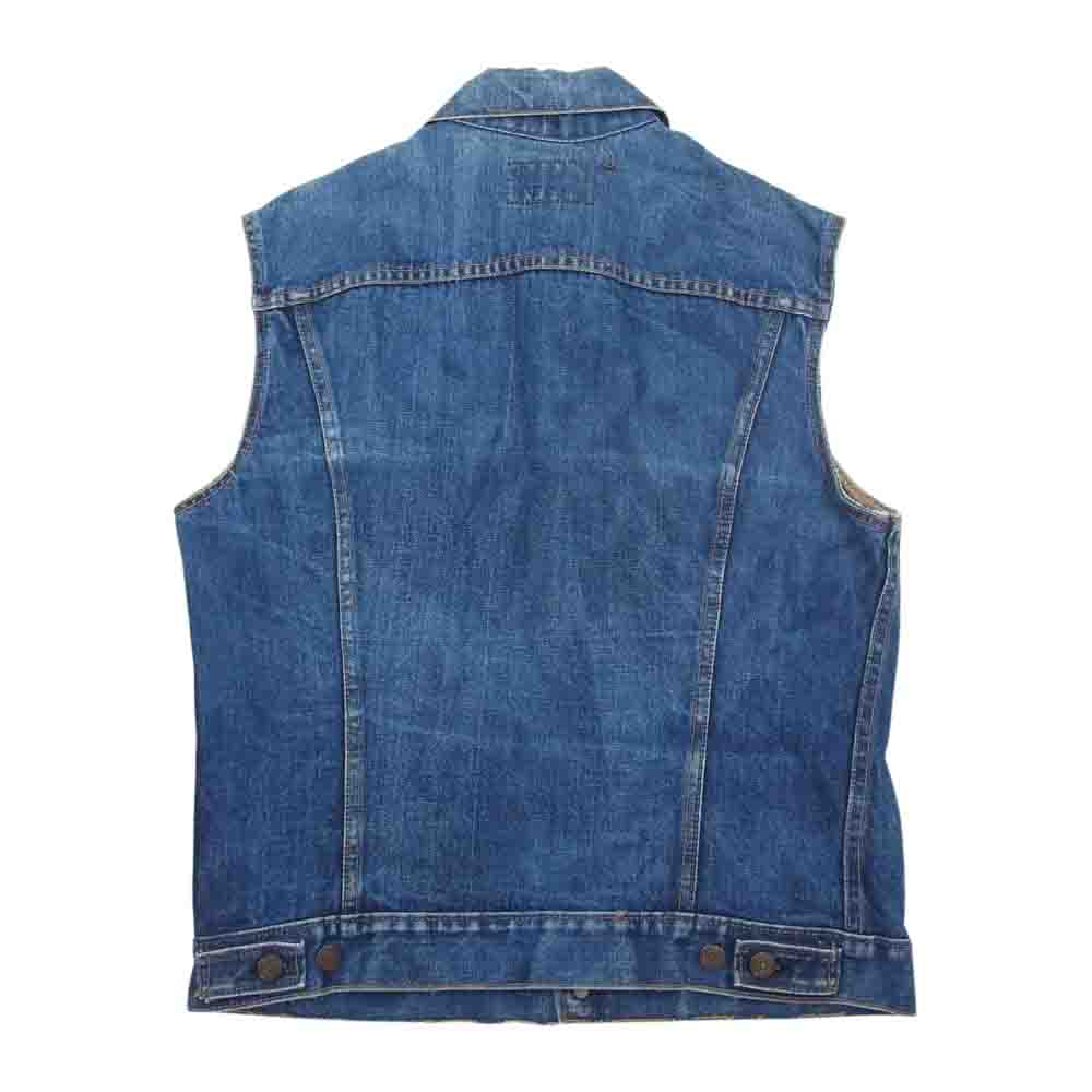 Levi's リーバイス 60s VINTAGE ヴィンテージ LEVI'S リーバイス 70505 BIGE カットオフ デニムジャケット ベスト ネイビー系 ブルー系 40【中古】