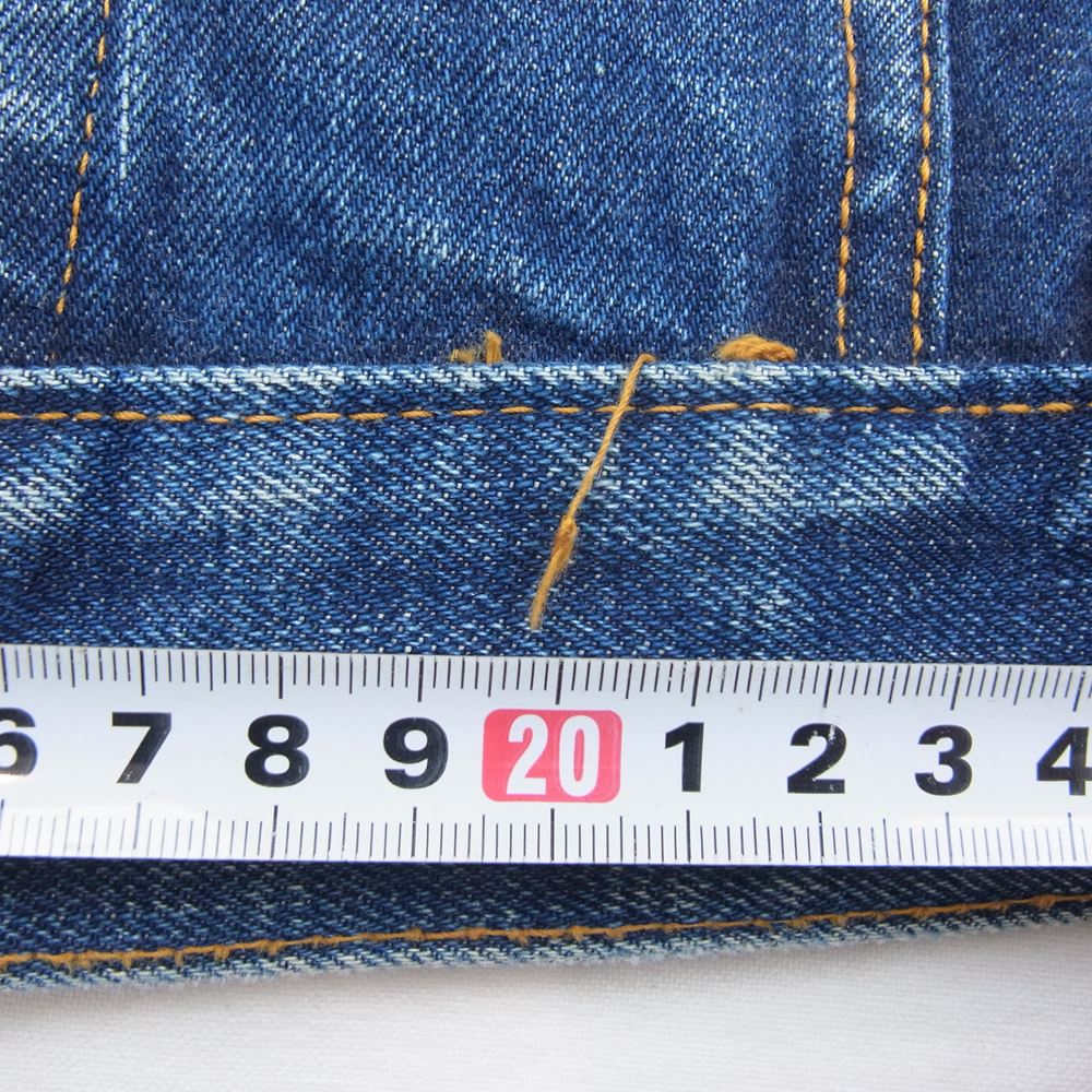 Levi's リーバイス 60s VINTAGE ヴィンテージ LEVI'S リーバイス 70505 BIGE カットオフ デニムジャケット ベスト ネイビー系 ブルー系 40【中古】