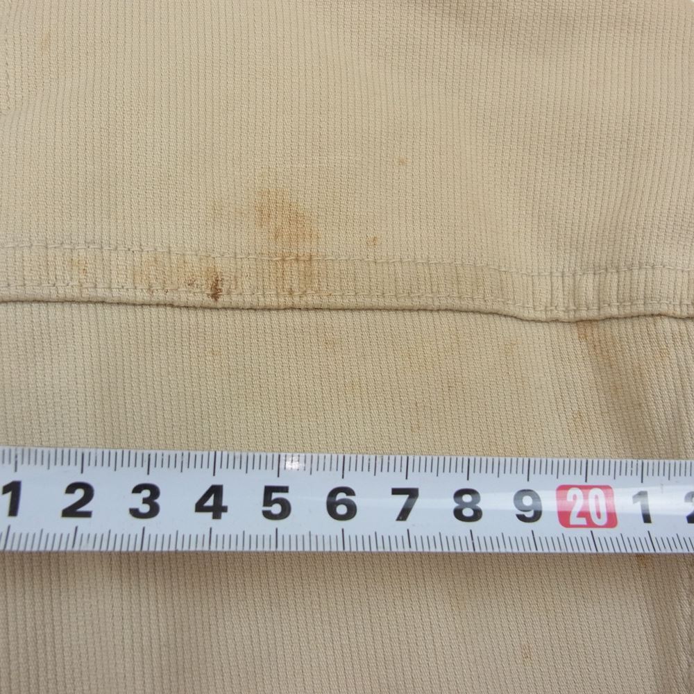 Levi's リーバイス 60's ヴィンテージ 941BXX PIQUE JACKET ピケ Big E 紙パッチ ギャラ有 3rd  ホワイト系 ベージュ系 40【中古】