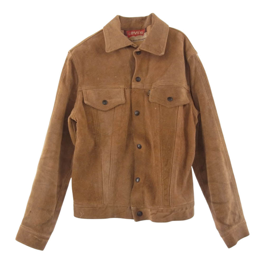 Levi's リーバイス 60's  VINTAGE ヴィンテージ Big E 3rd Type Suede Jacket 60年代 ビッグE サード スエード ジャケット　 ブラウン系【中古】