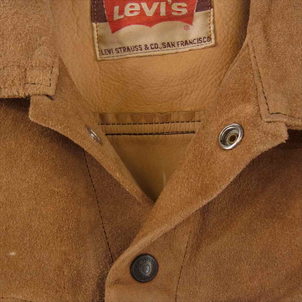 Levi's リーバイス 60's  VINTAGE ヴィンテージ Big E 3rd Type Suede Jacket 60年代 ビッグE サード スエード ジャケット　 ブラウン系【中古】