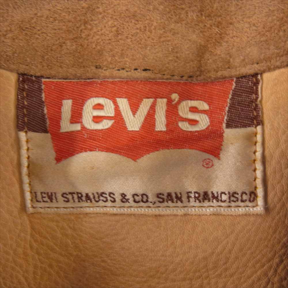 Levi's リーバイス 60's  VINTAGE ヴィンテージ Big E 3rd Type Suede Jacket 60年代 ビッグE サード スエード ジャケット　 ブラウン系【中古】