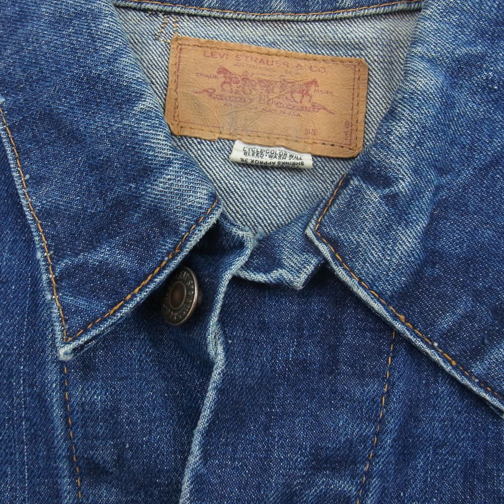 Levi's リーバイス 60s VINTAGE ヴィンテージ LEVI'S リーバイス 70505 BIGE デニムジャケット ネイビー系 ブルー系【中古】