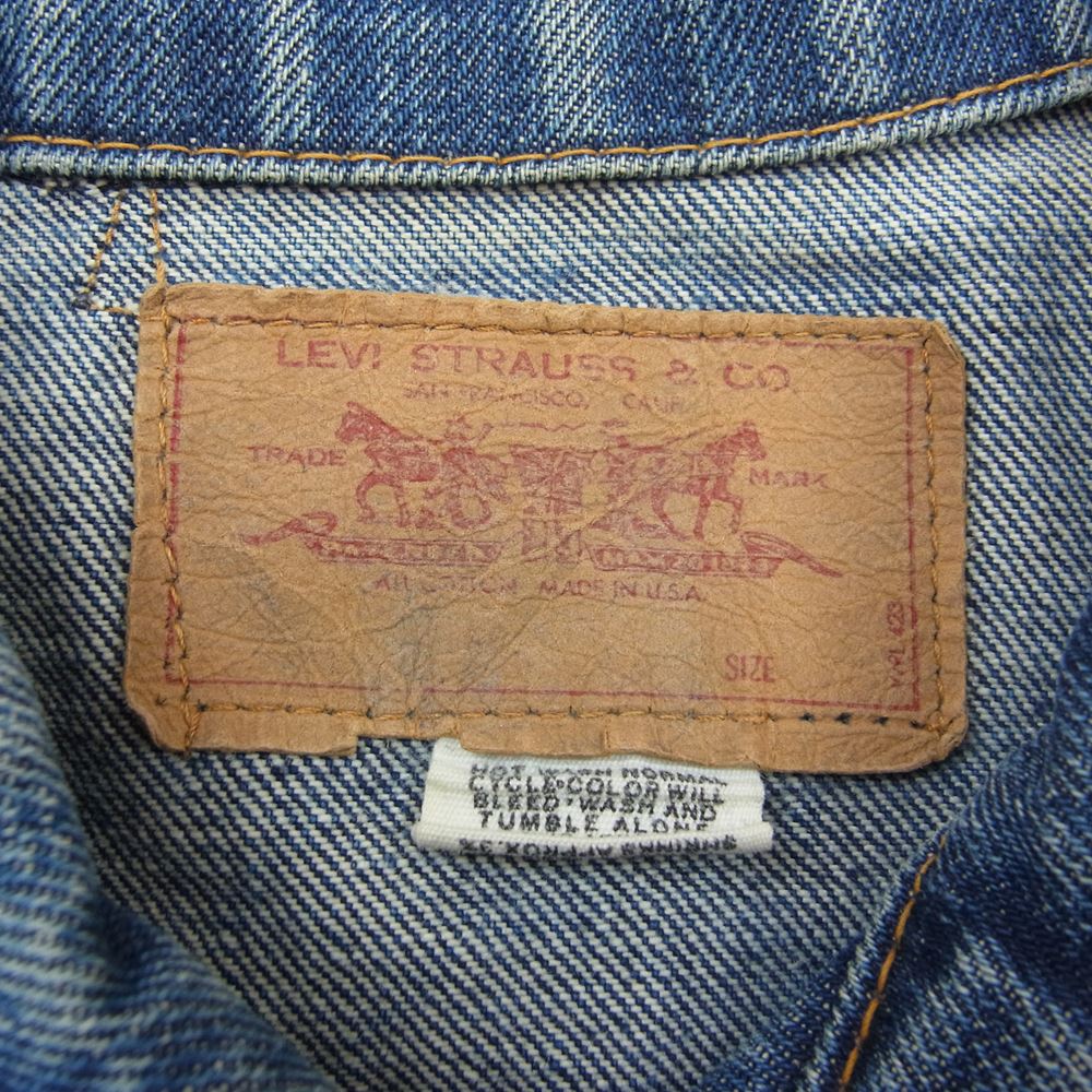 Levi's リーバイス 60s VINTAGE ヴィンテージ LEVI'S リーバイス 70505 BIGE デニムジャケット ネイビー系 ブルー系【中古】