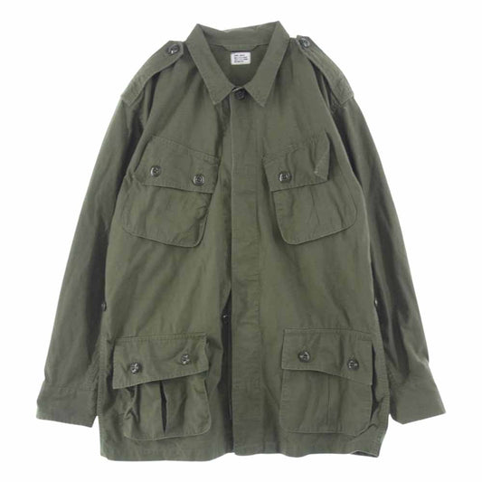 The REAL McCOY'S ザリアルマッコイズ COAT, MAN’S, COMBAT, TROPICAL ファティーグ ミリタリー ジャケット カーキ系 M【中古】