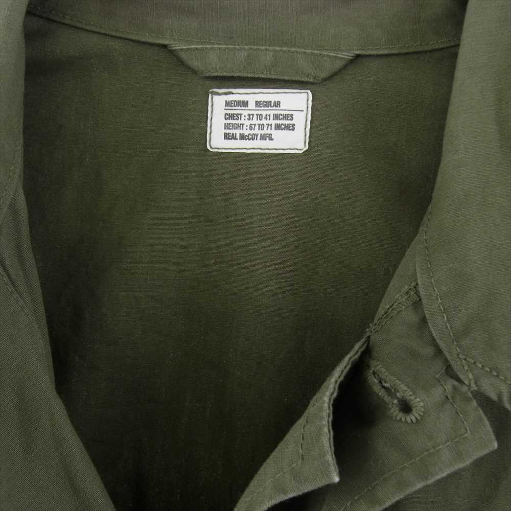 The REAL McCOY'S ザリアルマッコイズ COAT, MAN’S, COMBAT, TROPICAL ファティーグ ミリタリー ジャケット カーキ系 M【中古】