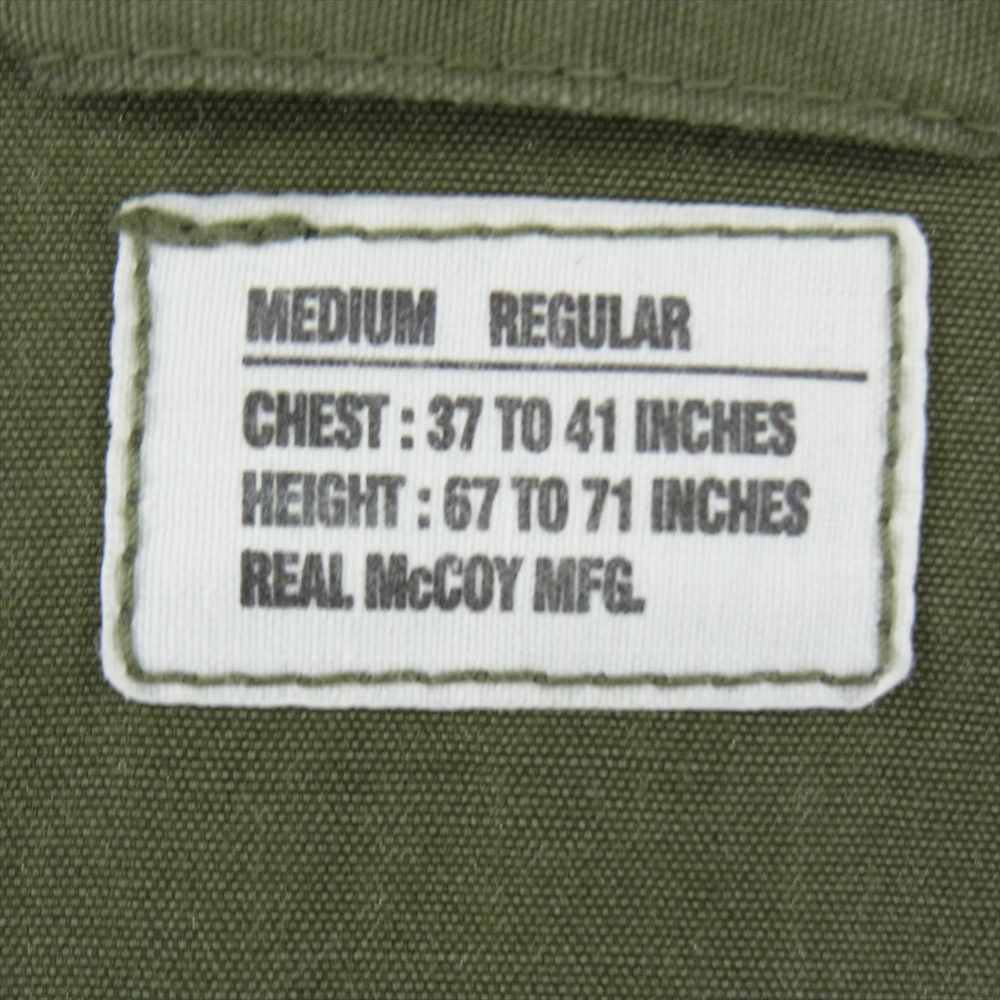 The REAL McCOY'S ザリアルマッコイズ COAT, MAN’S, COMBAT, TROPICAL ファティーグ ミリタリー ジャケット カーキ系 M【中古】