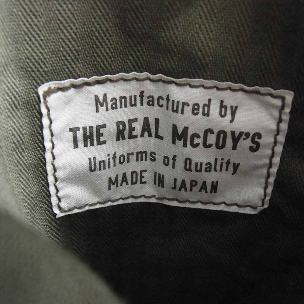 The REAL McCOY'S ザリアルマッコイズ N-3 UTILITY JACKET USN ヘリンボーン ミリタリー ジャケット カーキ系 40【中古】