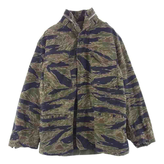 The REAL McCOY'S ザリアルマッコイズ COLD WEATHER COAT M-65 ミリタリー フィールド ジャケット タイガーカモ マルチカラー系【中古】